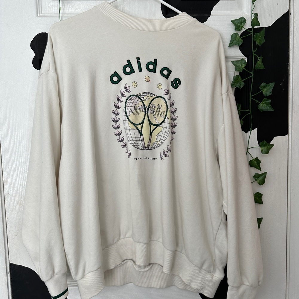 adidas oversized tennis sweater